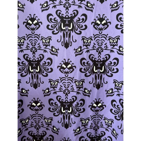 Ruikajia Purple Damask Sleeveless Dress – Haunted Gothic Print – Size XXL - Picture 3 of 4